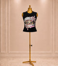 Pink and Black graphic Tee